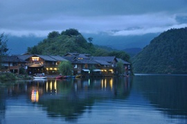 image of Lugu Lake Scenic Area - Lugu Lake Luoke Island